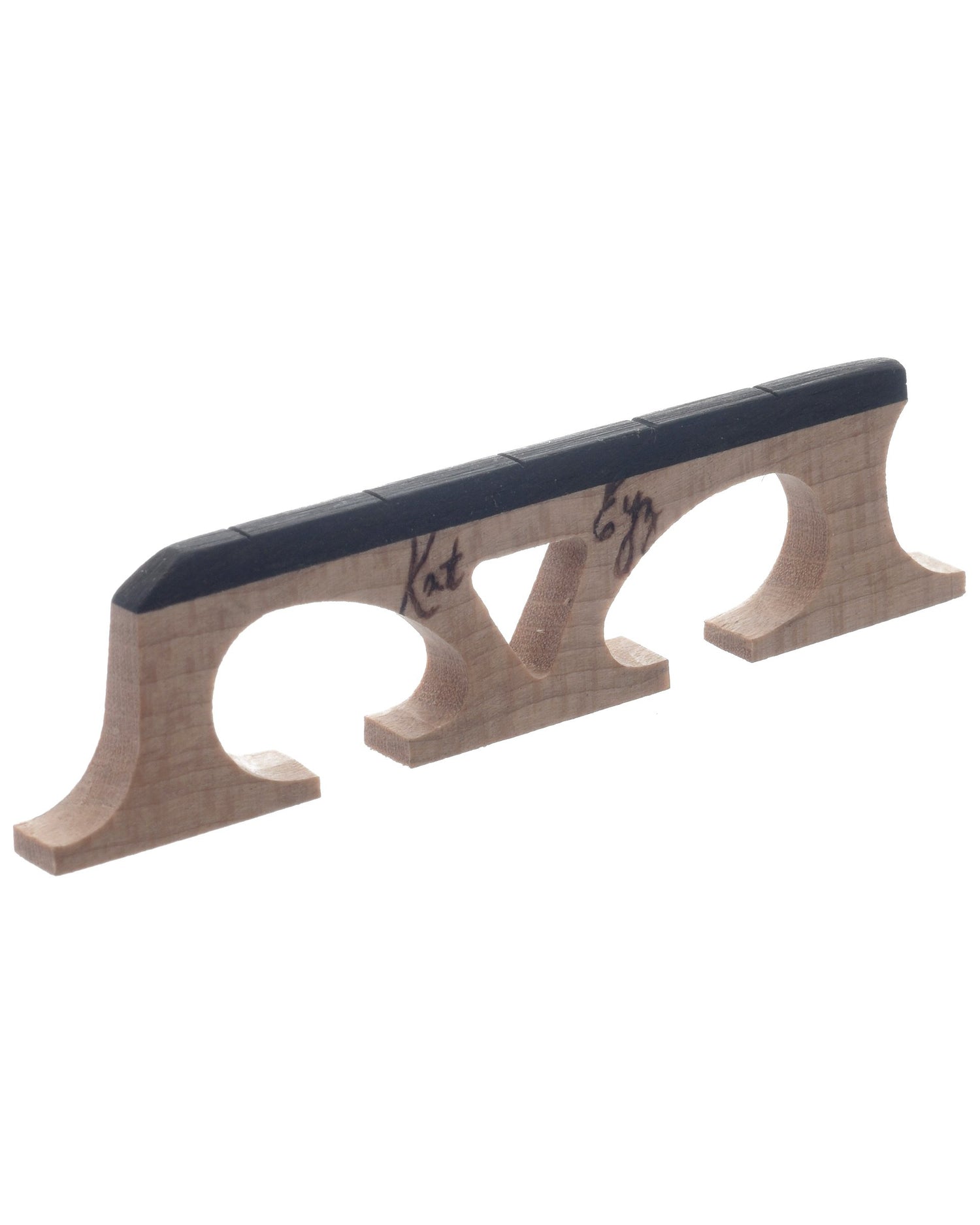 Image 1 of Kat Eyz Old Wood Banjo Bridge, Standard Spaced, 11/16" High - SKU# KEBB1-ST-11/16 : Product Type Accessories & Parts : Elderly Instruments