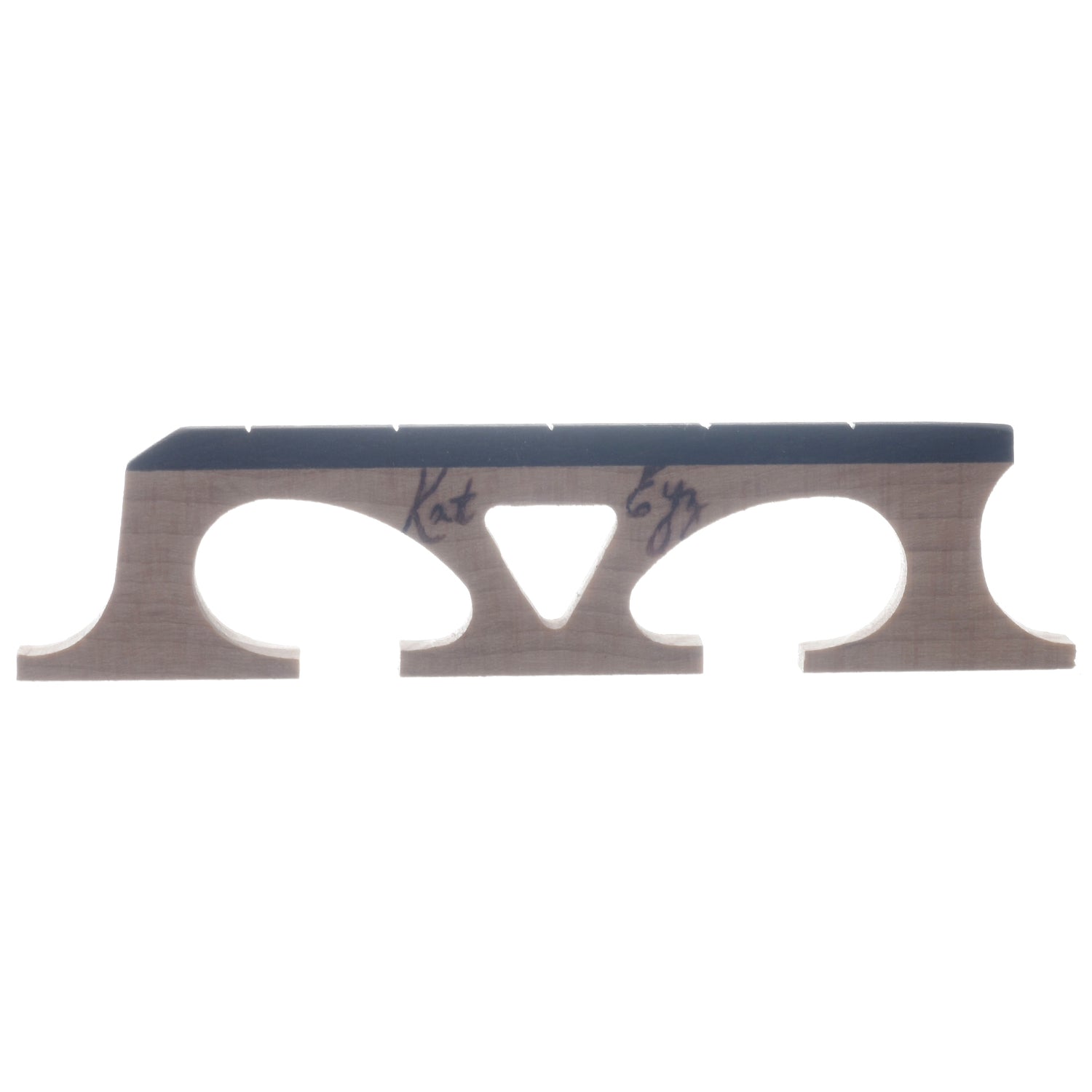 Image 2 of Kat Eyz Old Wood Banjo Bridge, Standard Spaced, 11/16" High - SKU# KEBB1-ST-11/16 : Product Type Accessories & Parts : Elderly Instruments