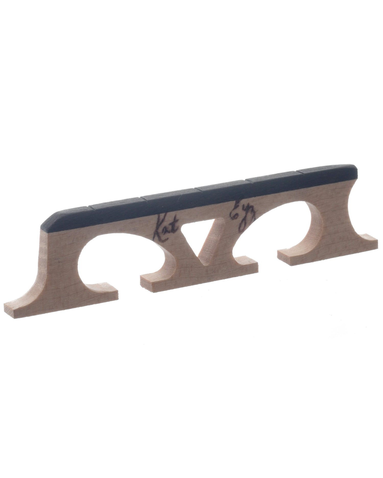 Image 1 of Kat Eyz Old Wood Banjo Bridge, Standard Spaced, .656" High - SKU# KEBB1-ST-656 : Product Type Accessories & Parts : Elderly Instruments