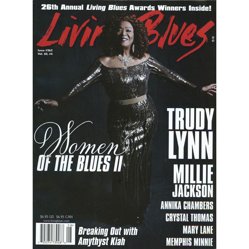 Image 1 of Living Blues August 2019 - Issue #262, Vol. 50, #4 - SKU# LB-201908 : Product Type Media : Elderly Instruments