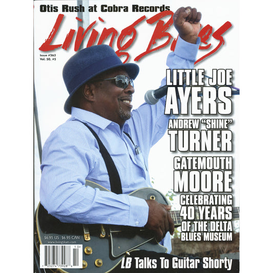 Image 1 of Living Blues October 2019 - Issue #263, Vol. 50, #5 - SKU# LB-201910 : Product Type Media : Elderly Instruments