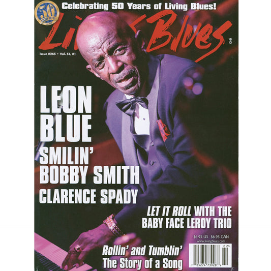 Image 1 of Living Blues February 2020 - Issue #265, Vol. 51, #1 - SKU# LB-202002 : Product Type Media : Elderly Instruments