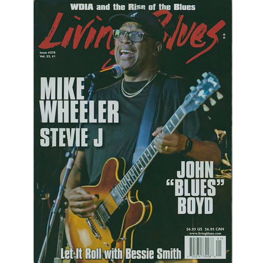 Image 1 of Living Blues Magazine - January 2021 Issue #270, Vol. 53, #1 - SKU# LB-202101 : Product Type Media : Elderly Instruments
