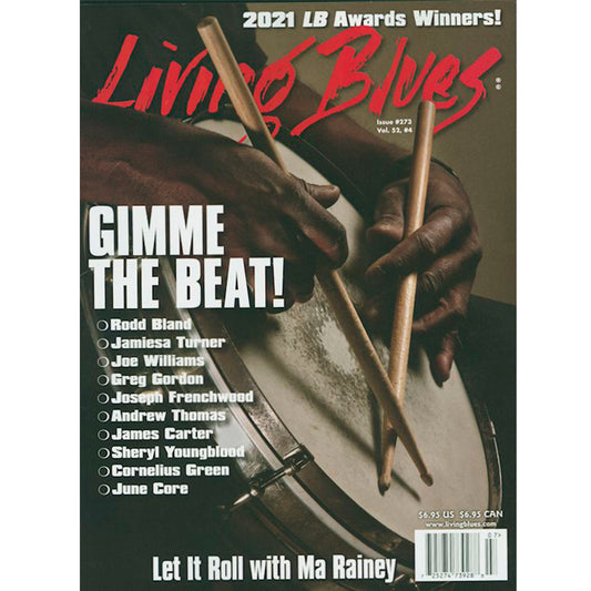 Image 1 of Living Blues Magazine - July 2021 Issue #273 Vol. 52, #4 - SKU# LB-202107 : Product Type Media : Elderly Instruments