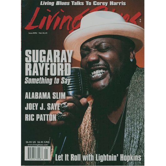 Image 1 of Living Blues Magazine - January 2022 Issue - SKU# LB-202201 : Product Type Media : Elderly Instruments