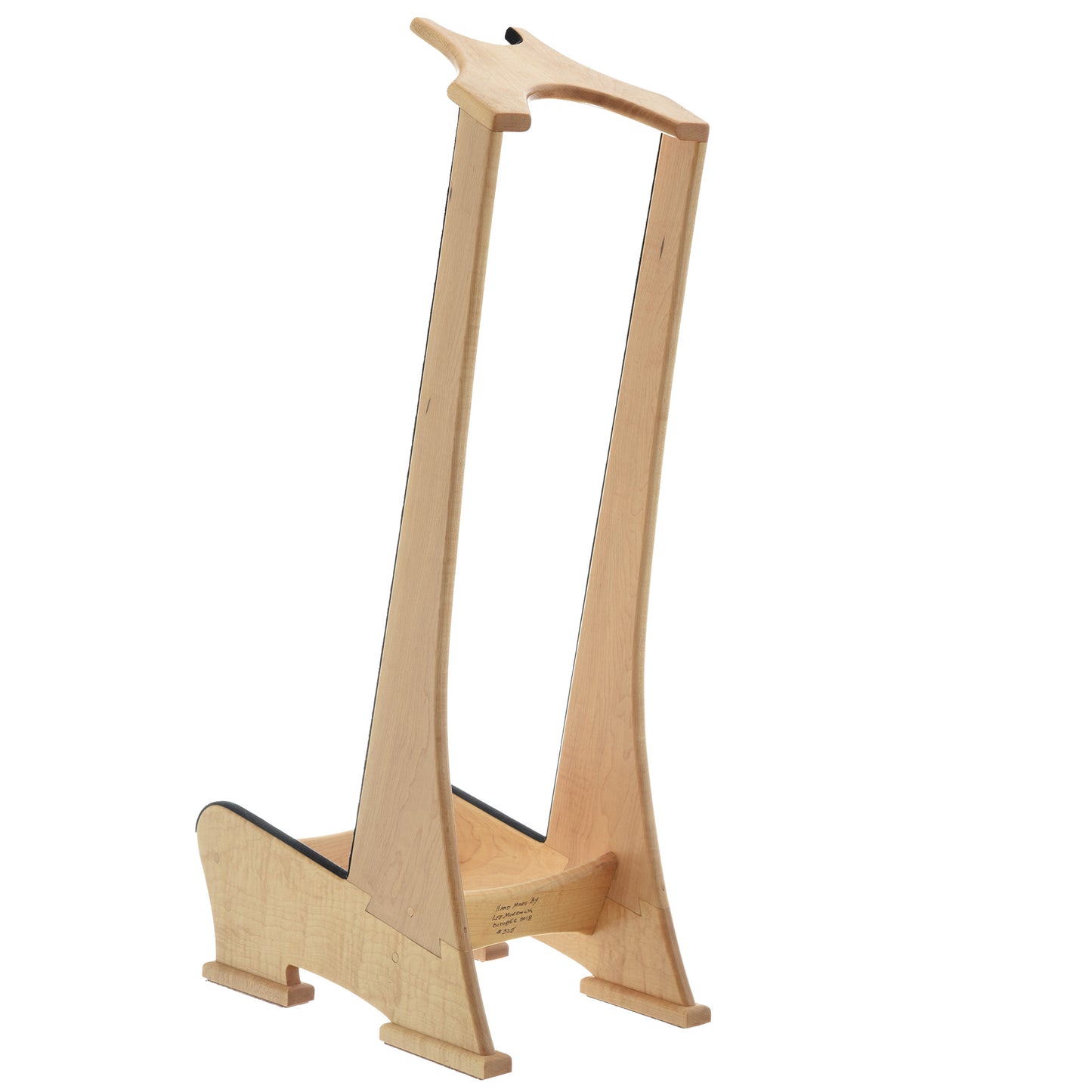Image 2 of Lee Murdock Studio Guitar Stand, Flame Maple - SKU# LMGS-MAP : Product Type Accessories & Parts : Elderly Instruments