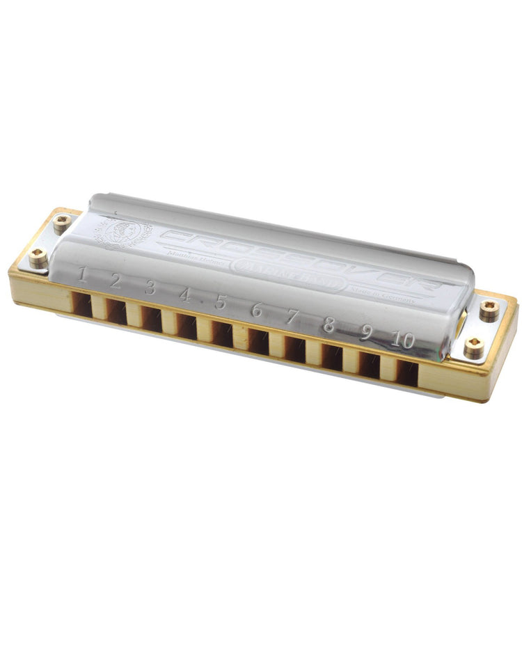 Front of Hohner M2009 Crossover Diatonic Harmonica, Key of D