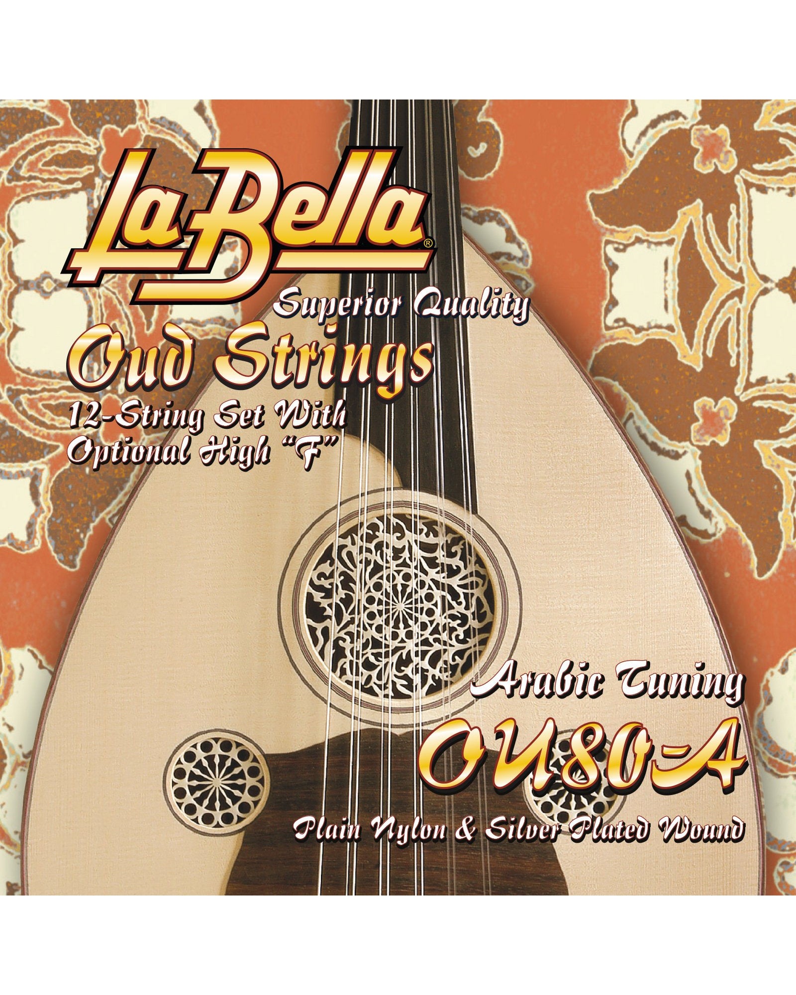 Image 1 of La Bella OU80A Arabic Tuning Oud Strings - SKU# OU80A : Product Type Strings : Elderly Instruments