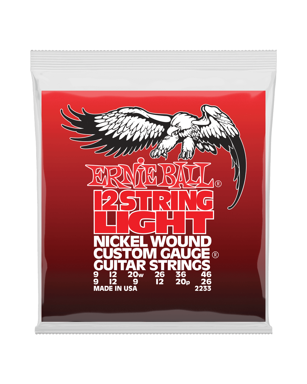 Image 1 of Ernie Ball 2233 Nickel Wound Light 12-String Electric Guitar Strings - SKU# EB33 : Product Type Strings : Elderly Instruments