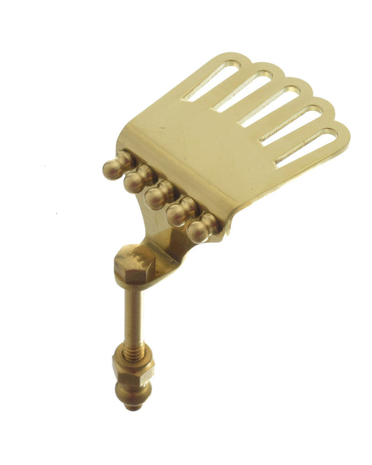 Image 1 of Fielding Banjo Tailpiece, Polished Brass - SKU# P119B : Product Type Accessories & Parts : Elderly Instruments
