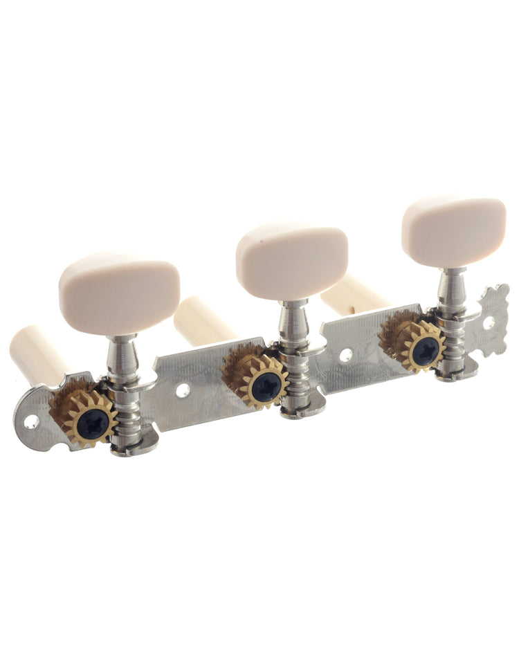 Image 1 of Ping Classical Guitar Tuning Machines (Set of 6, 3-On-A-Plate) - SKU# P2620 : Product Type Accessories & Parts : Elderly Instruments