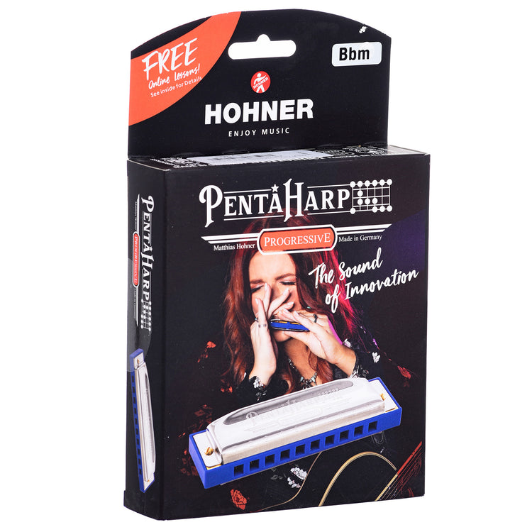 Image 2 of Hohner PentaHarp M21BX Pentatonic-Tuned Harmonica, Key of Bbm- SKU# PENTA-Bbm : Product Type Harmonicas : Elderly Instruments