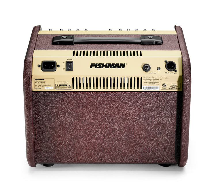 Front of Fishman Loudbox Mini with Bluetooth Acoustic Amp
