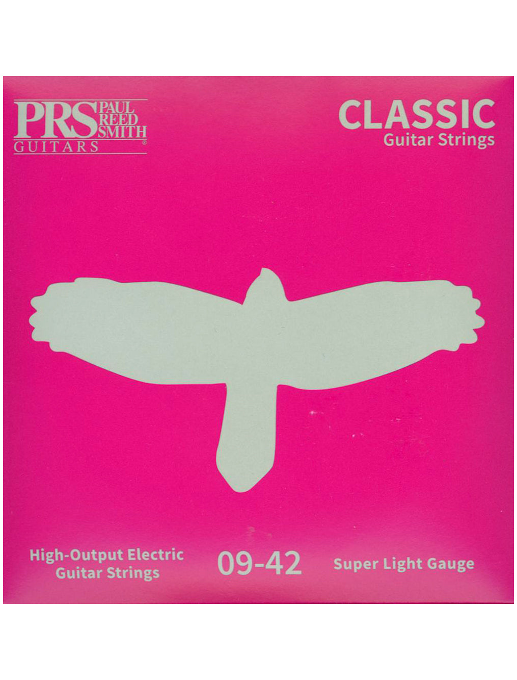 Front of PRS Classic Electric Guitar Strings Super Light Gauge