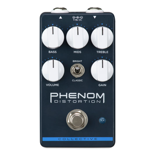 Front of Wampler Collective Series Phenom Distortion Pedal