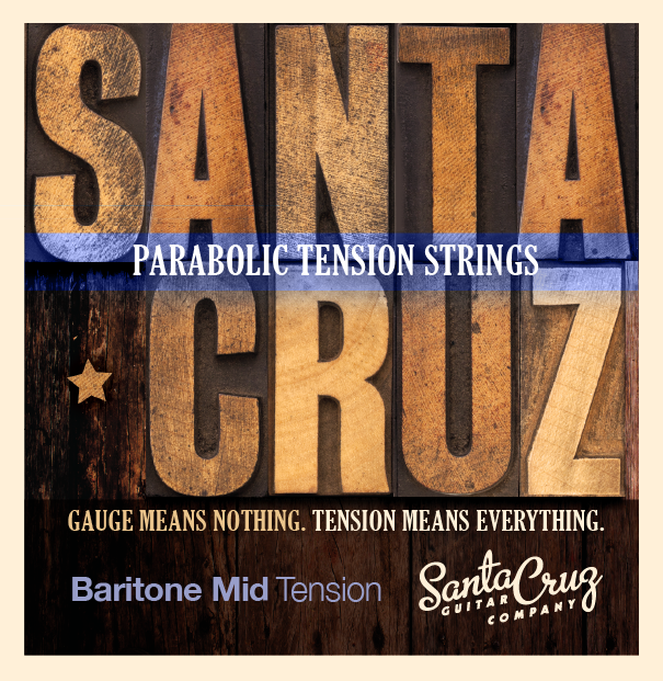 Image 1 of Santa Cruz Parabolic Tension Baritone Guitar Strings, Mid Tension- SKU# SCPT-BARMID : Product Type Strings : Elderly Instruments