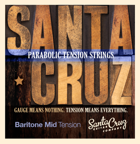 Image 1 of Santa Cruz Parabolic Tension Baritone Guitar Strings, Mid Tension- SKU# SCPT-BARMID : Product Type Strings : Elderly Instruments