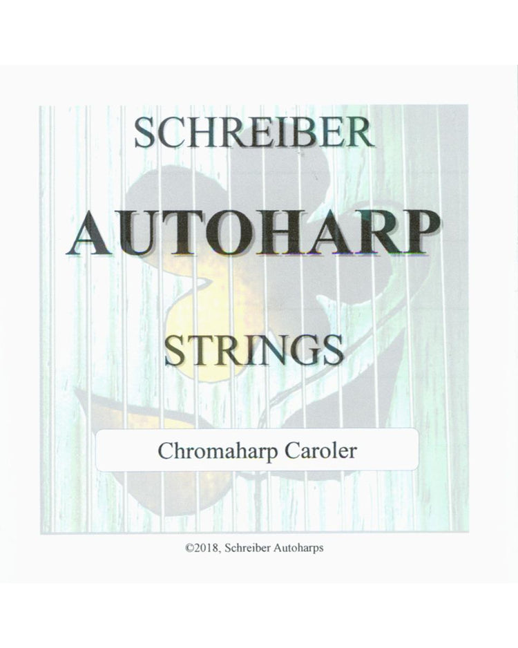 Front of Schreiber Chromaharp Caroler String Set
