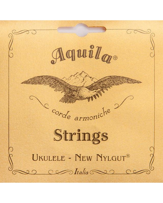 Front of Aquila 16U Tenor Ukulele Single String, Wound Low G