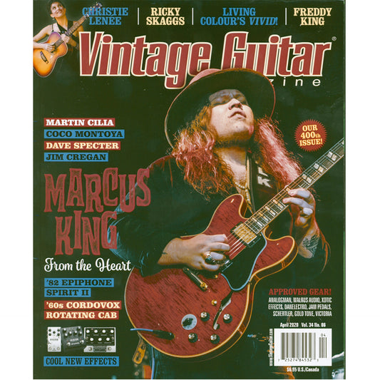 Image 1 of Vintage Guitar Magazine - April 2020 - SKU# VG-202004 : Product Type Media : Elderly Instruments