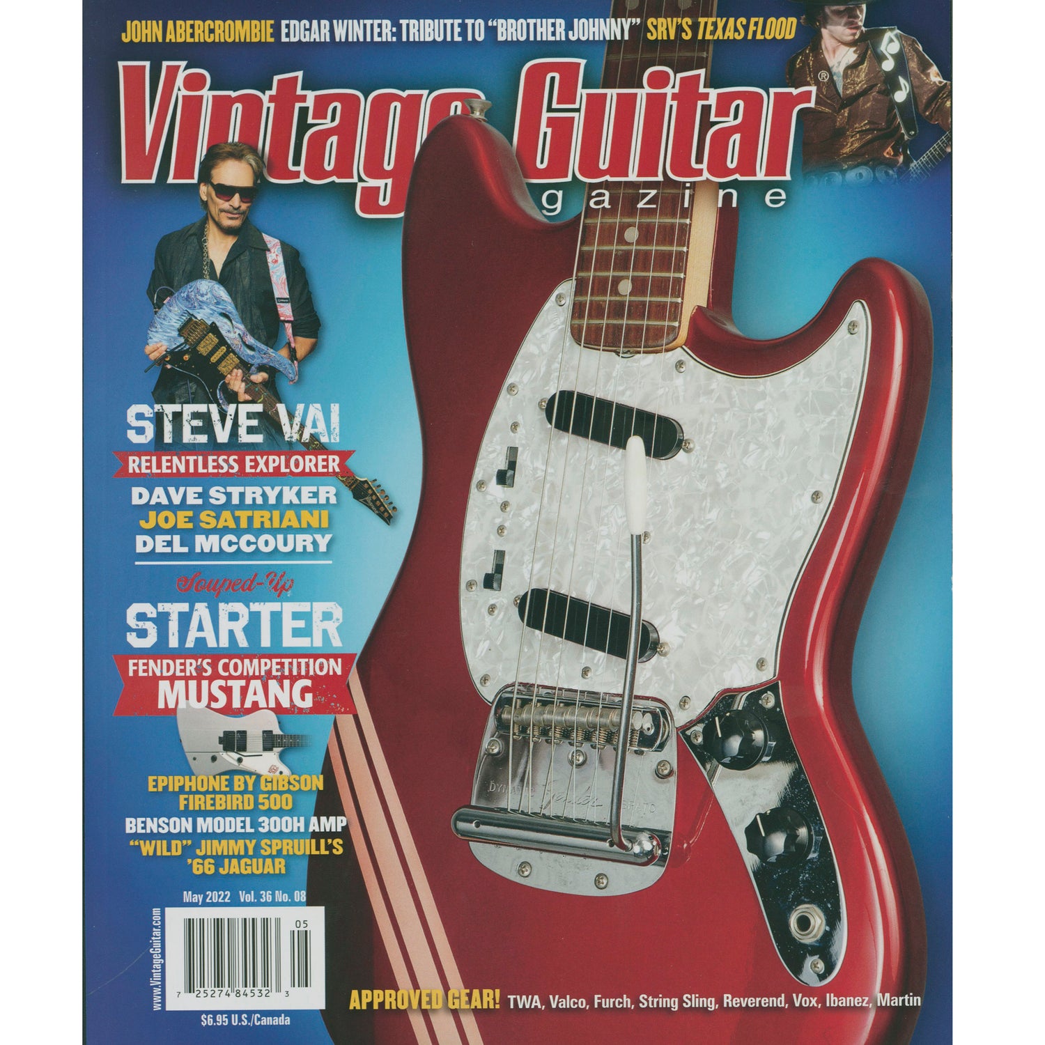 Image 1 of Vintage Guitar Magazine - May 2022- SKU# VG-202205 : Product Type Media : Elderly Instruments