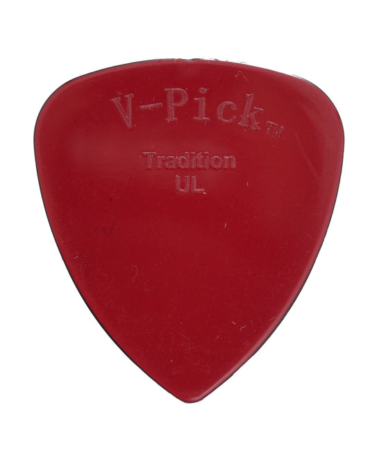 Image 1 of V-Picks Ultra Lite Tradition Pick, 0.8MM Red - SKU# VPKTUL : Product Type Accessories & Parts : Elderly Instruments