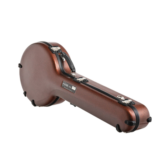 Image 1 of Calton Deluxe Banjo Case, Gibson 5-String Resonator Banjo - Bronze Glitter with Black Lining - SKU# CBC1-BRZ/BK : Product Type Accessories & Parts : Elderly Instruments
