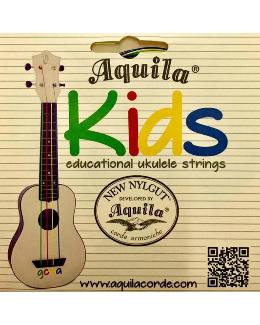Image 1 of AQUILA KIDS EDUCATIONAL UKULELE STRING SET - SKU# A138U : Product Type Strings : Elderly Instruments