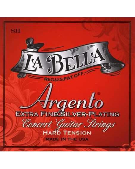 Image 1 of La Bella Argento SH Hard Tension Extra Fine Silver-Plated Classical Guitar Strings - SKU# ASPH : Product Type Strings : Elderly Instruments