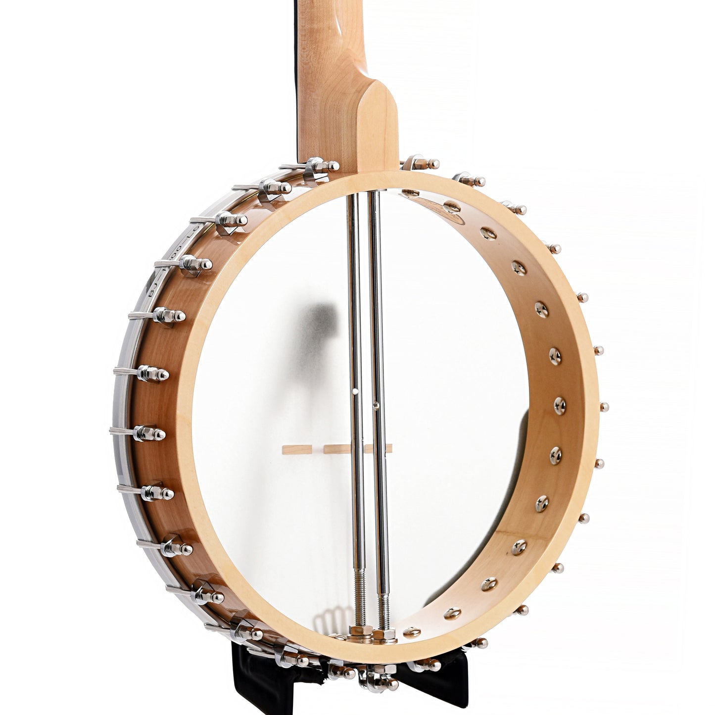 Back and Side of Gold Tone CC-Carlin 12" Openback Banjo 