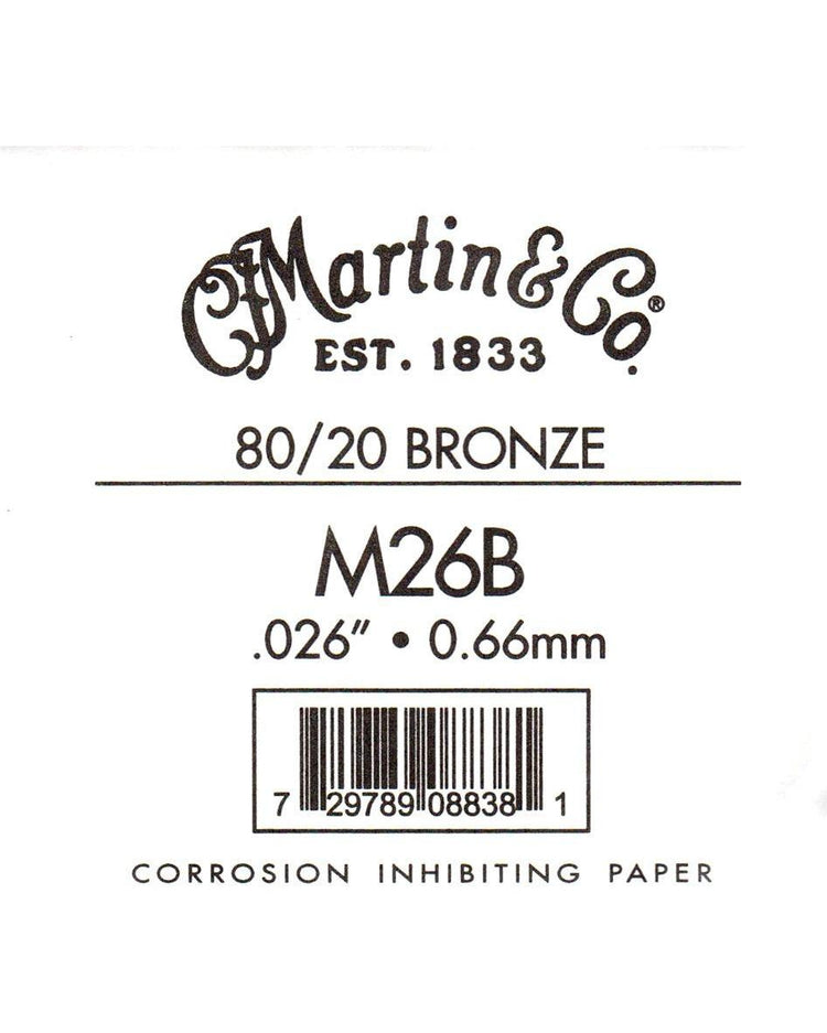 Image 1 of Martin Bronze Wound Ball End Single String .026 - SKU# BB026 : Product Type Strings : Elderly Instruments