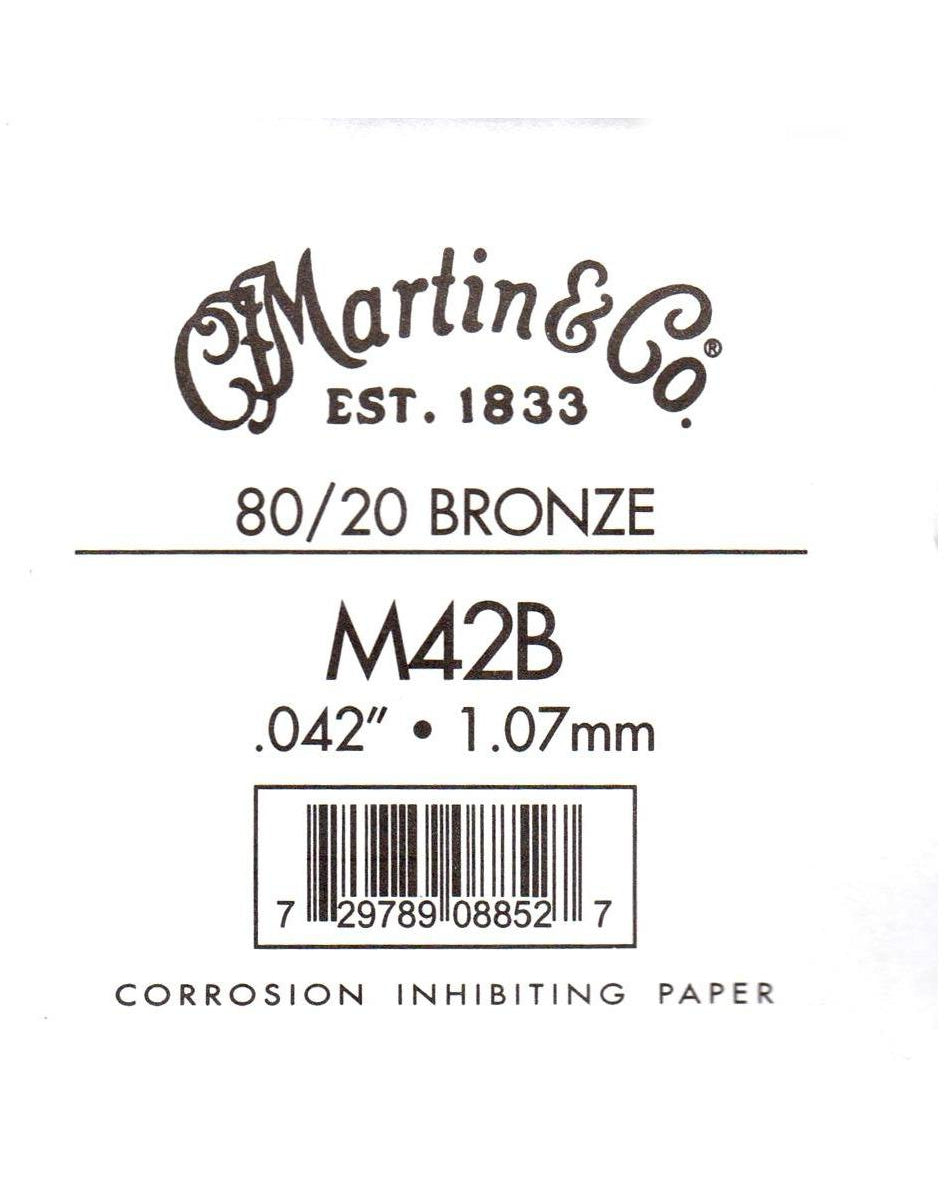 Image 1 of Martin Bronze Wound Ball End Single String .042 - SKU# BB042 : Product Type Strings : Elderly Instruments