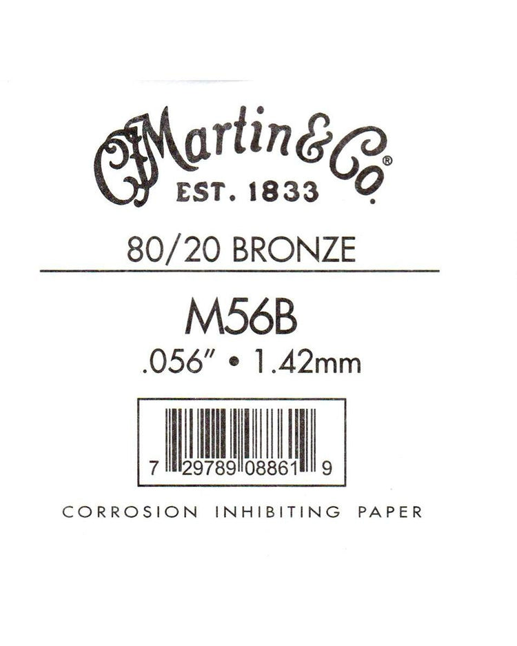 Image 1 of Martin Bronze Wound Ball End Single String .056 - SKU# BB056 : Product Type Strings : Elderly Instruments