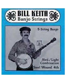 Image 1 of Bill Keith Stainless Steel 5-String Banjo Set, Blue Label - SKU# BKS4 : Product Type Strings : Elderly Instruments