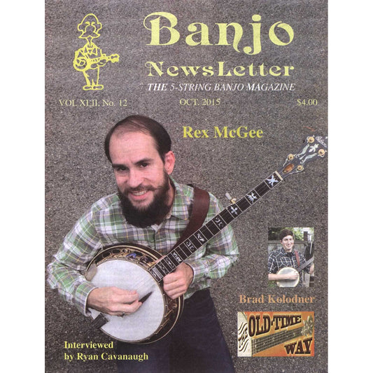 Image 1 of Banjo Newsletter October 2015 Vol. XLII, No. 12 - SKU# BN-201510 : Product Type Media : Elderly Instruments
