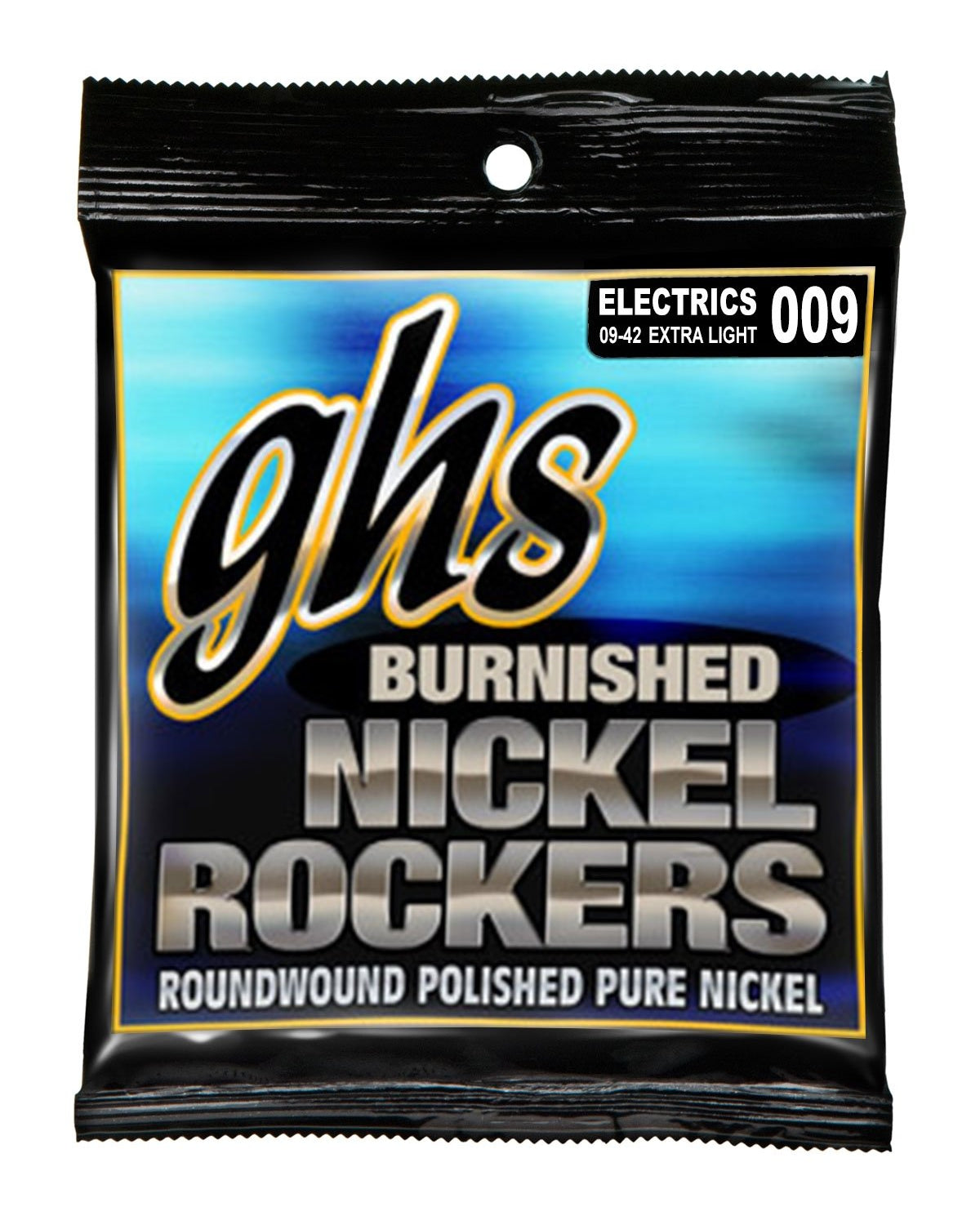 Image 1 of GHS BNR-XL Burnished Nickel Rockers Extra Light Gauge Electric Guitar Strings - SKU# BNRXL : Product Type Strings : Elderly Instruments