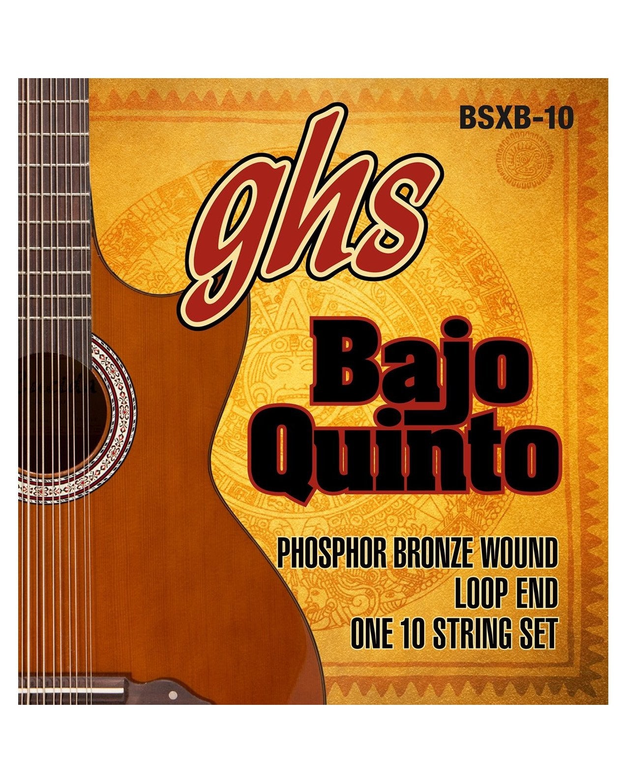 Image 1 of GHS BSXB-10 Phosphor Bronze Studio 10-String Bajo Quinto Strings - SKU# BSXB10 : Product Type Strings : Elderly Instruments