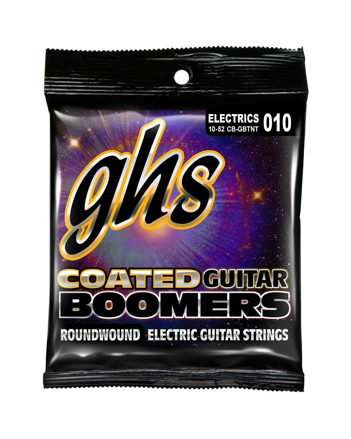 Image 2 of GHS CB-GBTNT Coated Boomers Nickel-Plated Steel Thin-Thick Gauge Electric Guitar Strings - SKU# CBGBTNT : Product Type Strings : Elderly Instruments