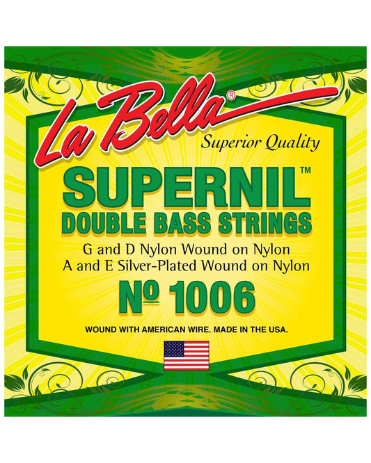Image 1 of La Bella 1006 Supernil Upright 3/4 Bass Strings - SKU# 1006 : Product Type Strings : Elderly Instruments