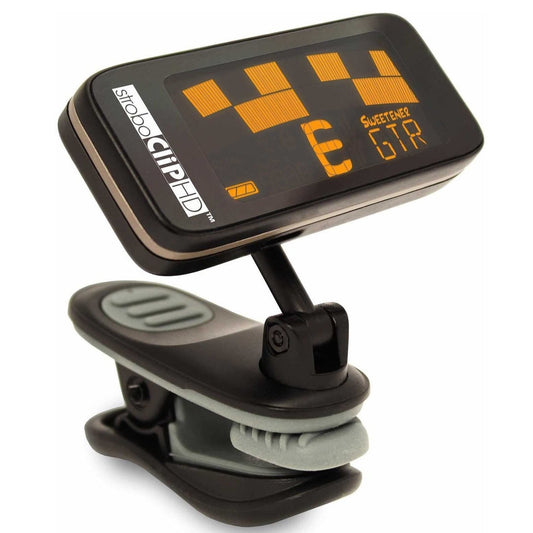 Front and Side of Peterson SC-HD Stroboclip HD Clip-On Strobe Tuner