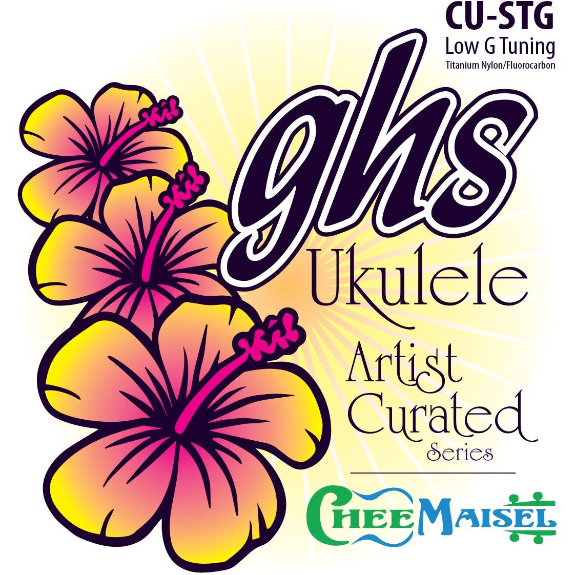 Front of GHS CU-STG Chee & Maisel Signature Series Tenor Ukulele Low G Strings