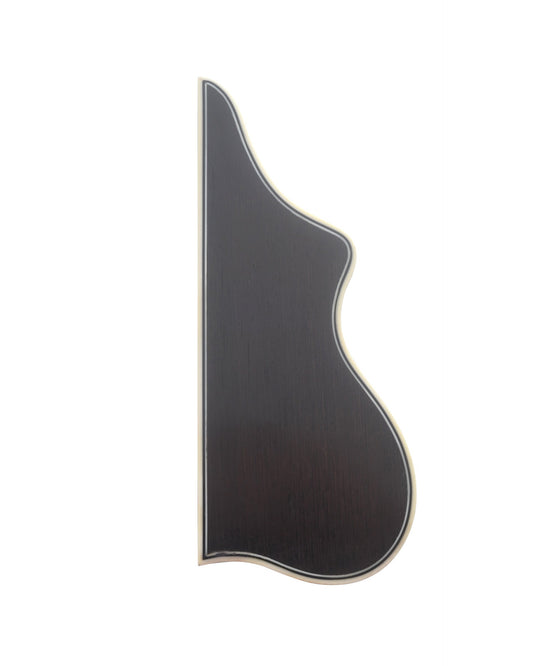 Image 1 of Ebony Mandolin Pickguard, F-Model, Bound - SKU# CU87 : Product Type Accessories & Parts : Elderly Instruments
