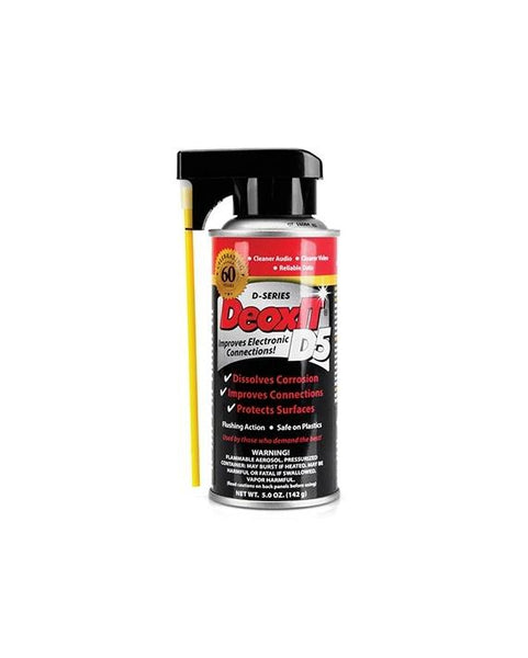 Caig Deoxit Contact Cleaner D5 Spray, 5 Oz. Can – Elderly Instruments