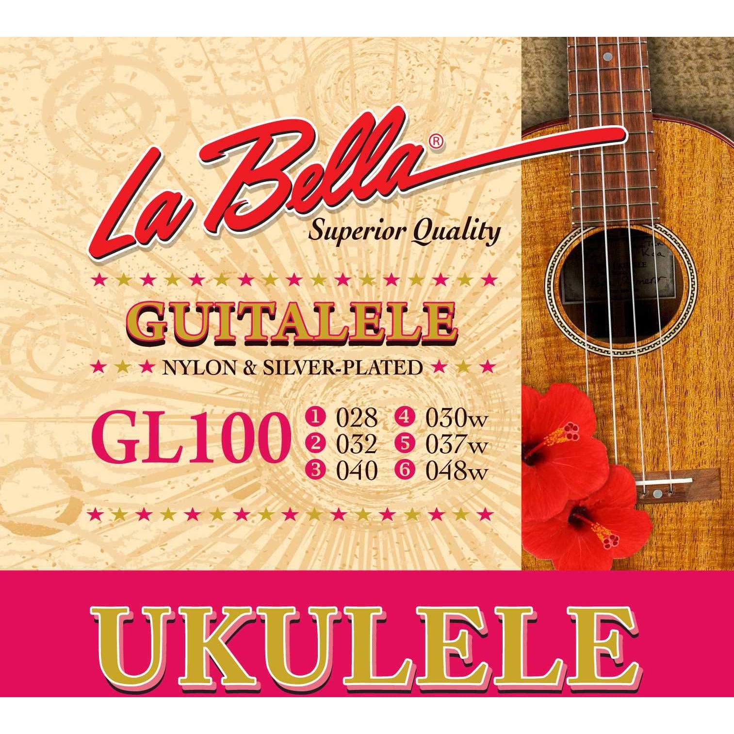Image 2 of La Bella GL100 Guitalele Strings - SKU# LBG100 : Product Type Strings : Elderly Instruments