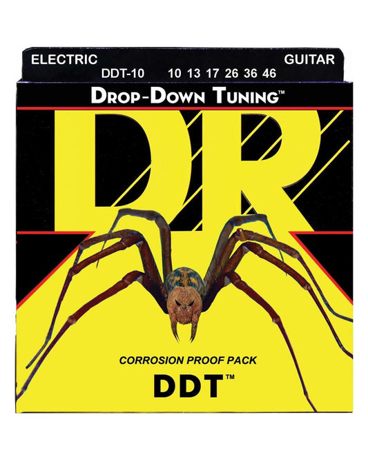 Image 1 of DR DDT-10 Drop-Down Tuning Nickel Wound 6-String Electric Guitar Set - SKU# DDT10 : Product Type Strings : Elderly Instruments