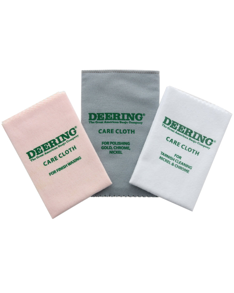 Image 1 of Deering Banjo Care Cloths, Set of 3 - SKU# DEER-CCSET : Product Type Accessories & Parts : Elderly Instruments