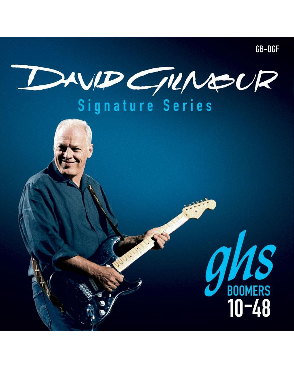 Image 1 of GHS Boomers GB-DGF David Gilmour Blue Signature Nickel-Plated Electric Guitar Strings - SKU# DGF : Product Type Strings : Elderly Instruments