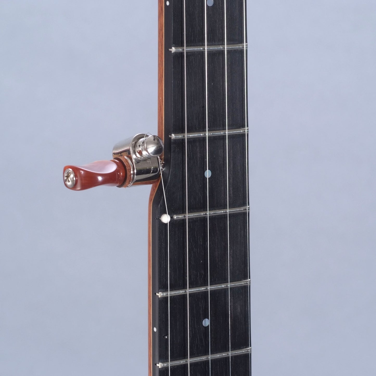 Image 8 of Ome Alpha 12" Openback Banjo & Case, Mahogany - SKU# OMEALPHA-12 : Product Type Open Back Banjos : Elderly Instruments