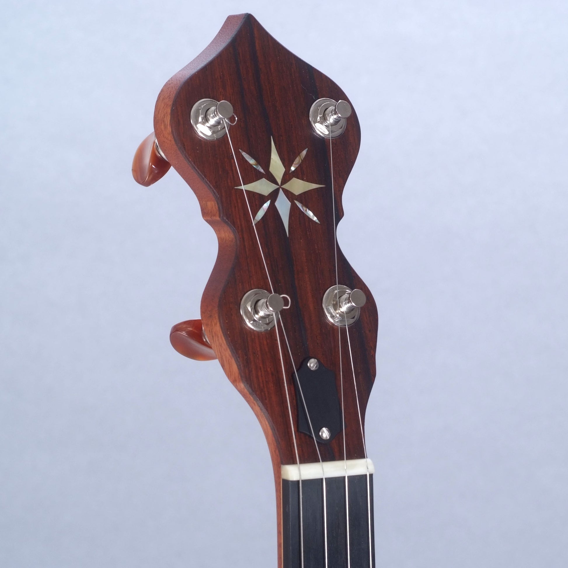 Image 10 of Ome Alpha 12" Openback Banjo & Case, Mahogany - SKU# OMEALPHA-12 : Product Type Open Back Banjos : Elderly Instruments