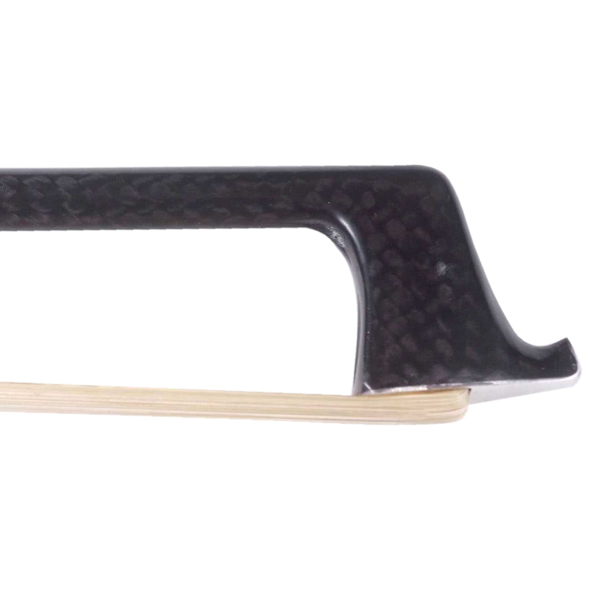Top of Glasser BCF Series Braided Carbon Fiber Violin Bow, 4/4